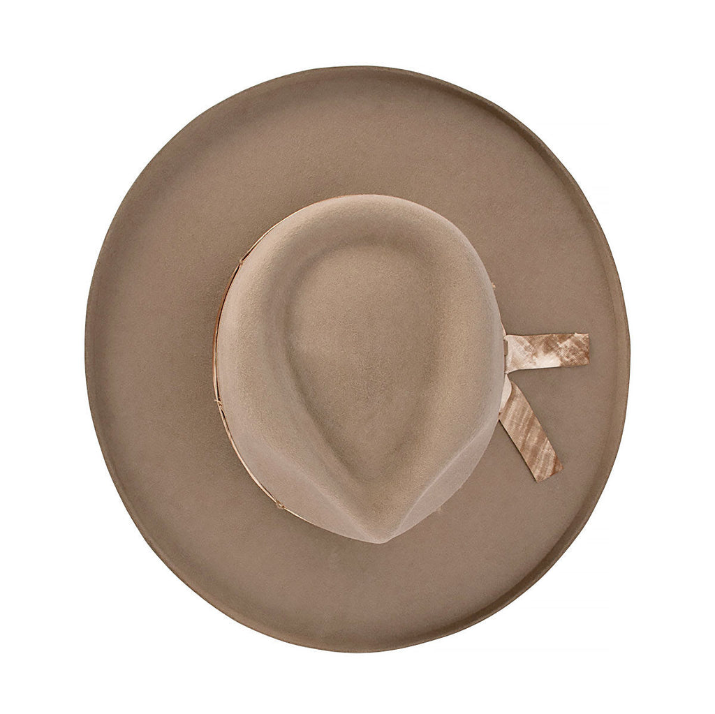 Avenel Hats Phoenix Turned Edge Teardrop Crown Hat (21897) Putty [SD]