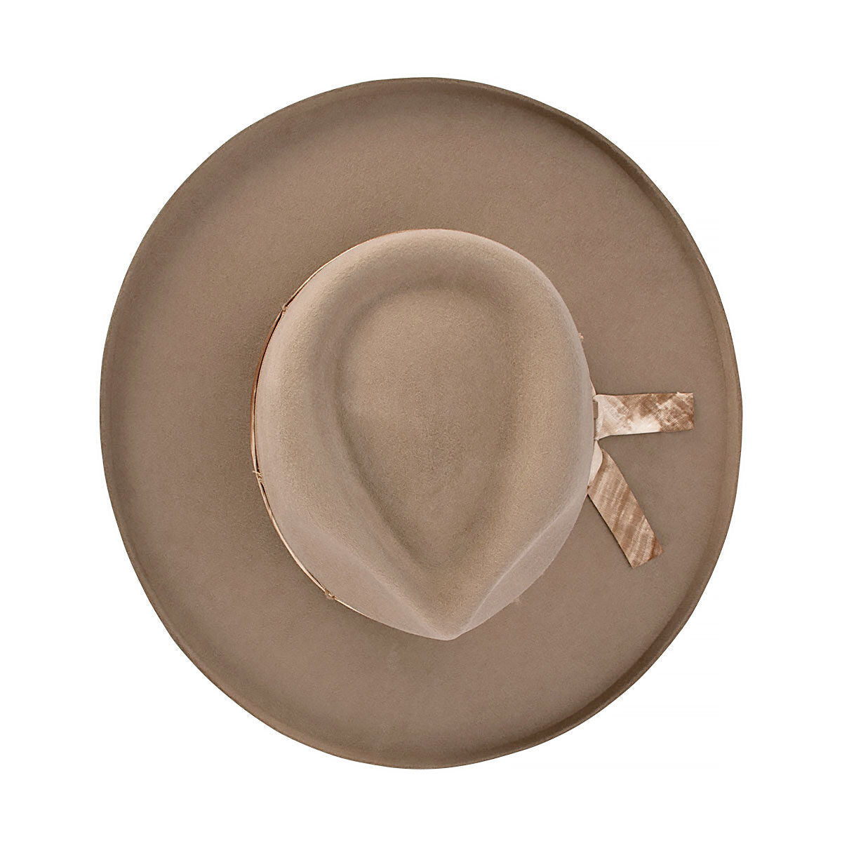 Avenel Hats Phoenix Turned Edge Teardrop Crown Hat (21897) Putty [SD]