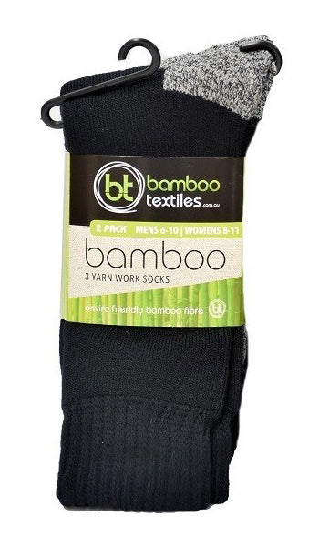Bamboo Textiles 3-Yarn Socks 2 pack (070362539 )
