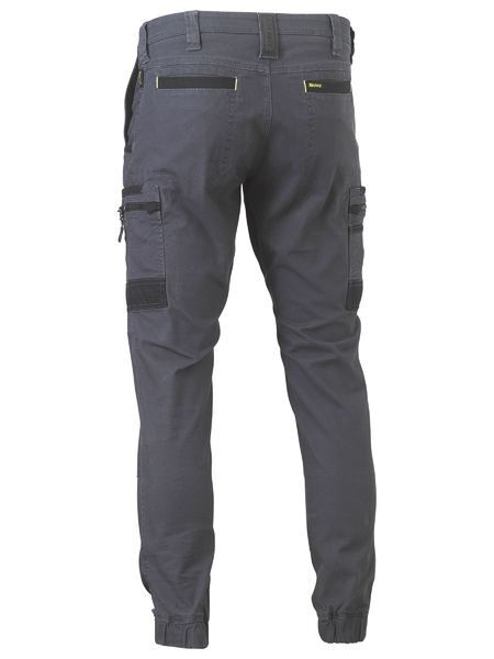 Bisley Mens Flx & Move Stretch Cargo Cuffed Pants (BPC6334_BCCG) Charcoal  [GD]