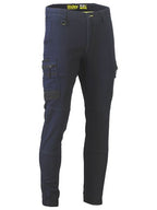 Bisley Mens Flx & Move Stretch Cargo Cuffed Pants (BPC6334_BPCT) Navy  [GD]