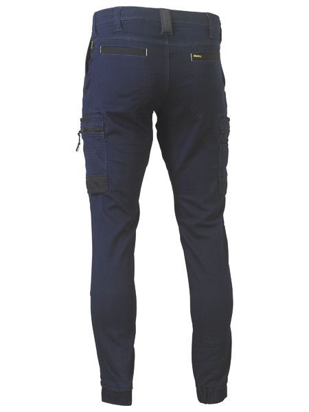 Bisley Mens Flx & Move Stretch Cargo Cuffed Pants (BPC6334_BPCT) Navy  [GD]