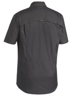 Bisley Mens X Airflow Ripstop S/S Shirt (BS1414_BCCG) Charcoal [GD]