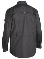 Bisley Mens X Flow Ripstop L/S Shirt (BS6414_BCCG) Charcoal [GD]
