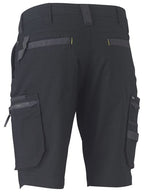 Bisley Unisex Flx & Move Stretch Utility Zip Cargo Shorts (BSHC1330_BBLK) Black 