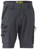 Bisley Unisex Flx & Move Stretch Utility Zip Cargo Shorts (BSHC1330_BCCG) Charcoal 