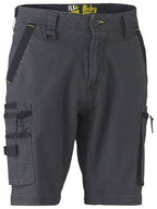 Bisley Unisex Flx & Move Stretch Utility Zip Cargo Shorts (BSHC1330_BCCG) Charcoal 