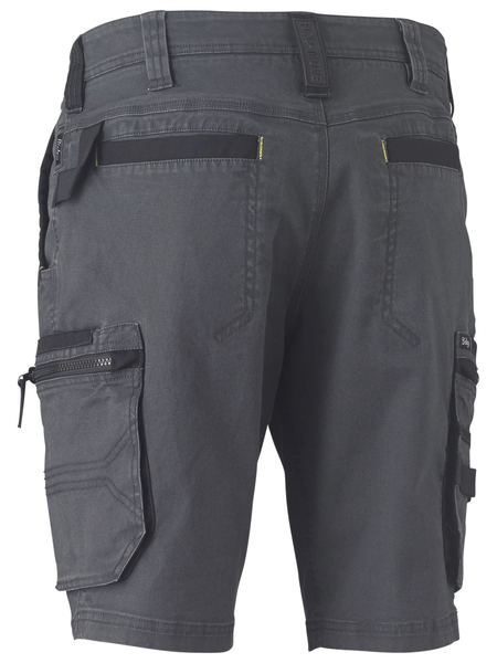 Bisley Unisex Flx & Move Stretch Utility Zip Cargo Shorts (BSHC1330_BCCG) Charcoal 