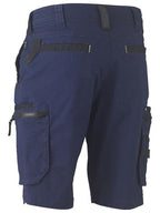 Bisley Unisex Flx & Move Stretch Utility Zip Cargo Shorts (BSHC1330_BPCT) Navy 