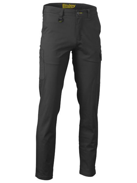 Bisley Mens Cotton Drill Cargo Pants (BPC6008_BBLK) Black