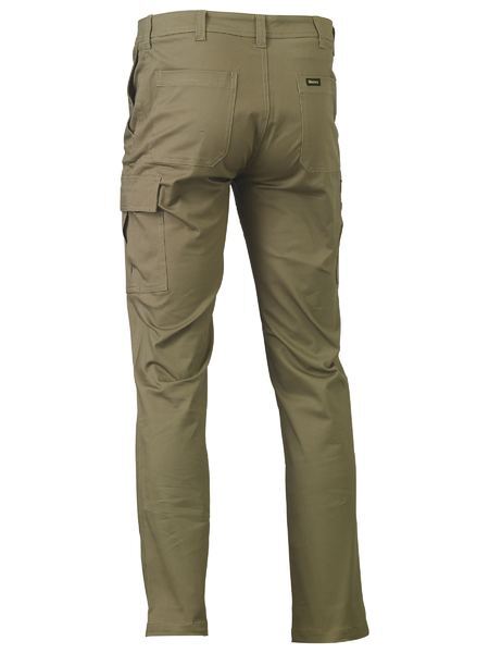 Bisley Mens Cotton Drill Cargo Pants (BPC6008_BCDR) Khaki