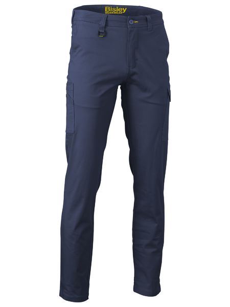 Bisley Mens Cotton Drill Cargo Pants (BPC6008_BPCT) Navy
