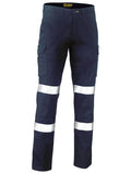 Bisley Mens Taped Cotton Drill Cargo Pants (BPC6008T_BPCT) Navy