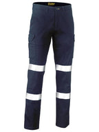 Bisley Mens Taped Cotton Drill Cargo Pants (BPC6008T_BPCT) Navy