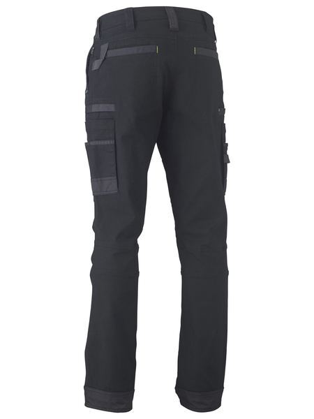 Bisley Unisex Flx & Move Stretch Utility Cargo Pants (BPC6331_BBLK) Black 