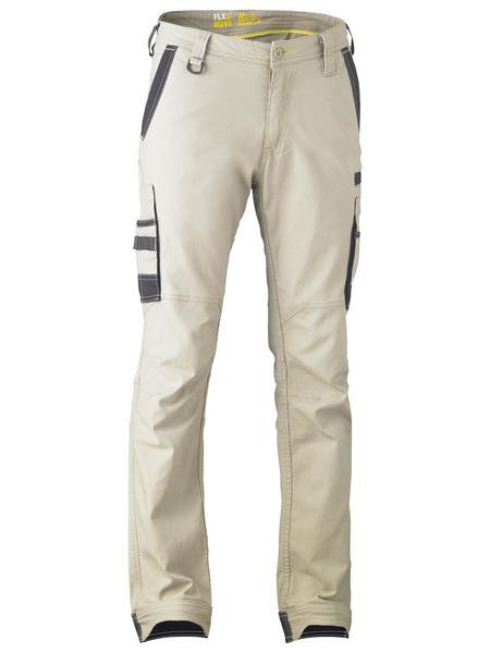 Bisley Unisex Flx & Move Stretch Utility Cargo Pants (BPC6331_BSTN) Stone 