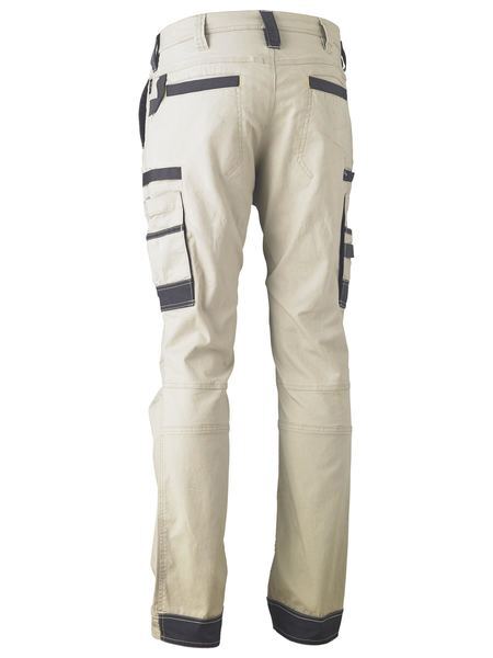 Bisley Unisex Flx & Move Stretch Utility Cargo Pants (BPC6331_BSTN) Stone 