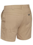 Bisley Mens Stretch Drill Shorts (BSH1008_BCDR) Khaki