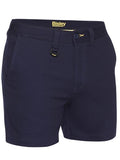 Bisley Mens Stretch Drill Shorts (BSH1008_BPCT) Navy