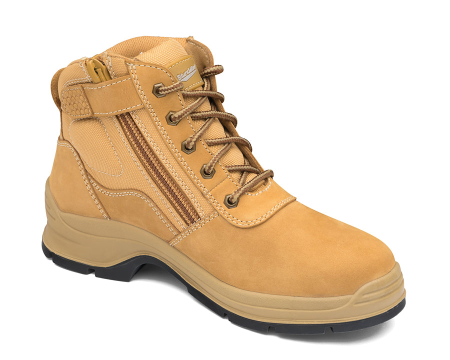 Blundstone Mens 418 Soft Toe Zip Side Boots (418) Wheat