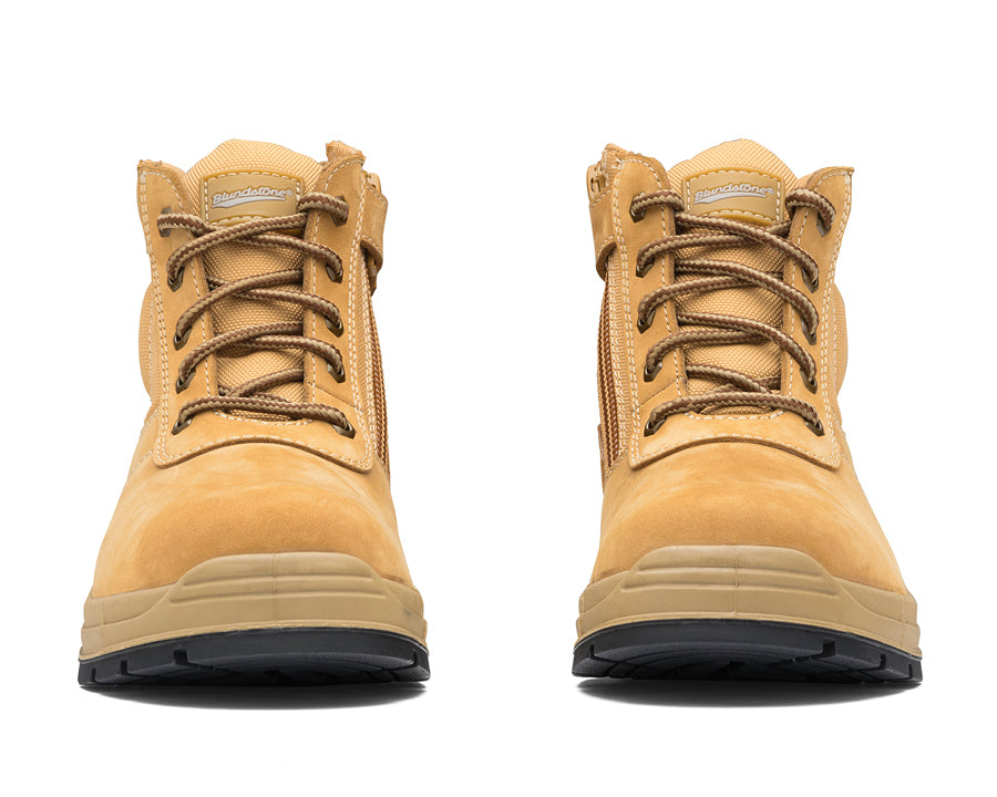 Blundstone Mens 418 Soft Toe Zip Side Boots (418) Wheat