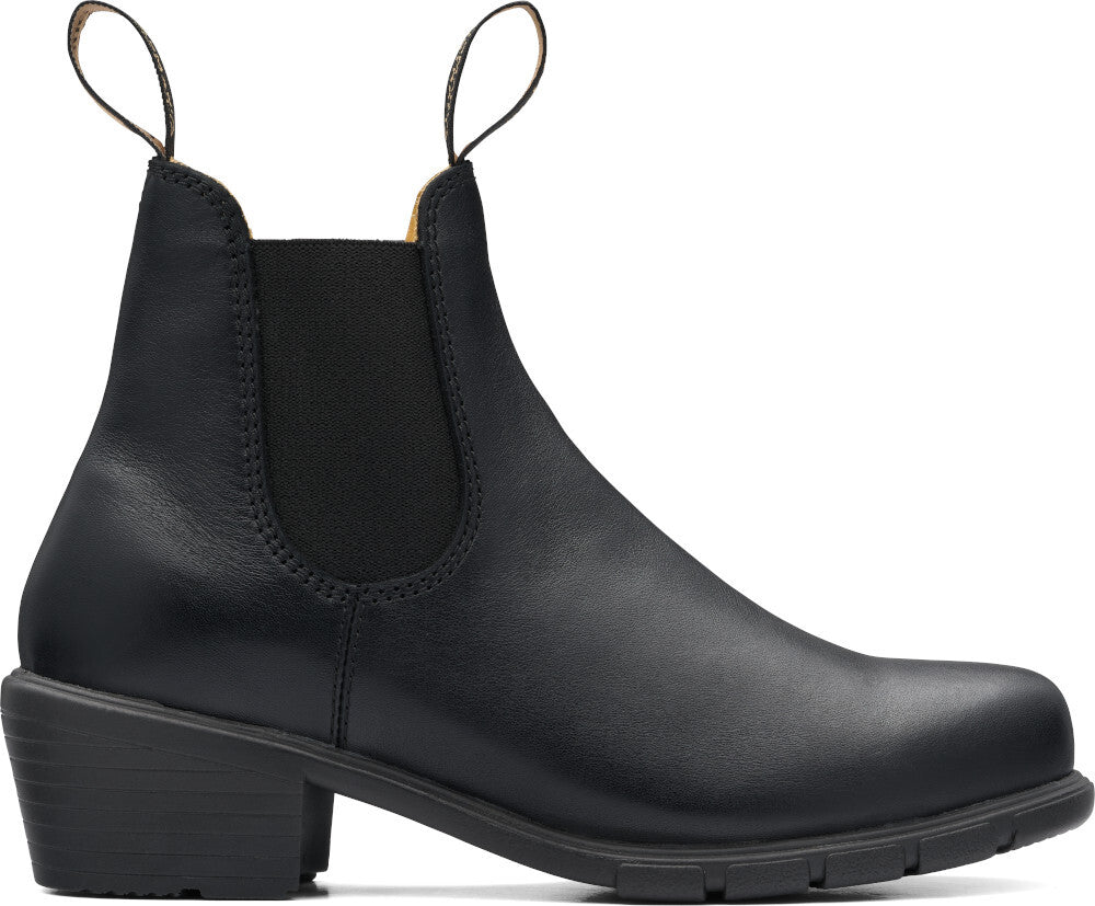 Blundstone Womens Elastic Sided Boots with Heel (1671) Black