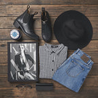 Blundstone Womens Elastic Sided Boots with Heel (1671) Black