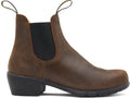 Blundstone Womens Elastic Sided Boots with Heel (1673) Antique Brown
