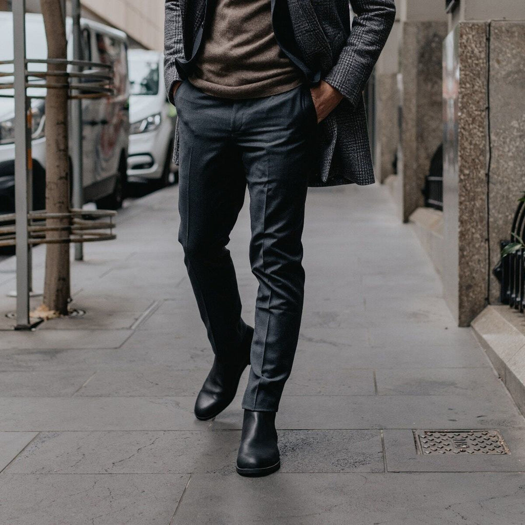 Blundstone Mens Ankle Dress Boots (1901) Black [GD]