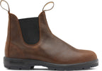 Blundstone Mens Elastic Sided V Cut Boots (1609) Antique Brown