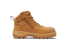 Blundstone Mens Rotoflex TPU Composite 5" Zip Lace Up Safety Boots (8550) Wheat