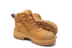 Blundstone Mens Rotoflex TPU Composite 5" Zip Lace Up Safety Boots (8550) Wheat