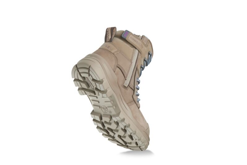 Blundstone Womens Rotoflex TPU Composite 6" Zip Lace Up Safety Boots (8863) Stone