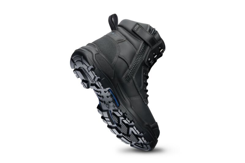 Blundstone Unisex Rotoflex PUR-Safety 150mm Ankle Zip Lace Up Boots (9061) Black