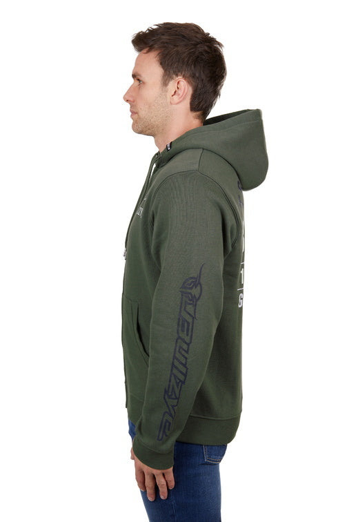Bullzye Mens Dan Zip Up Hoodie (B4W1710356) Green [SD]