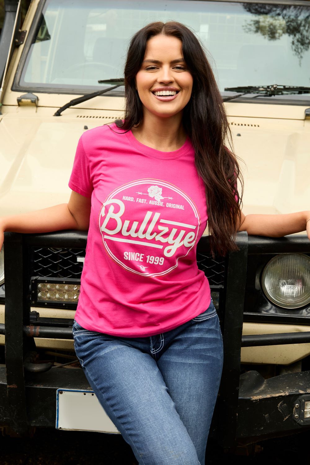Bullzye Womens Riley S/S Tee (B4S2503413) Berry [SD]