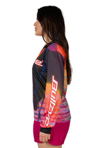 Bullzye Womens Sunset L/S Fishing Tee (B4S2501424) Pink/Orange [SD]