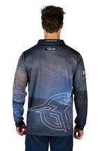 Bullzye Mens Luke L/S Fishing Tee (B4S1568393) Multi [SD]