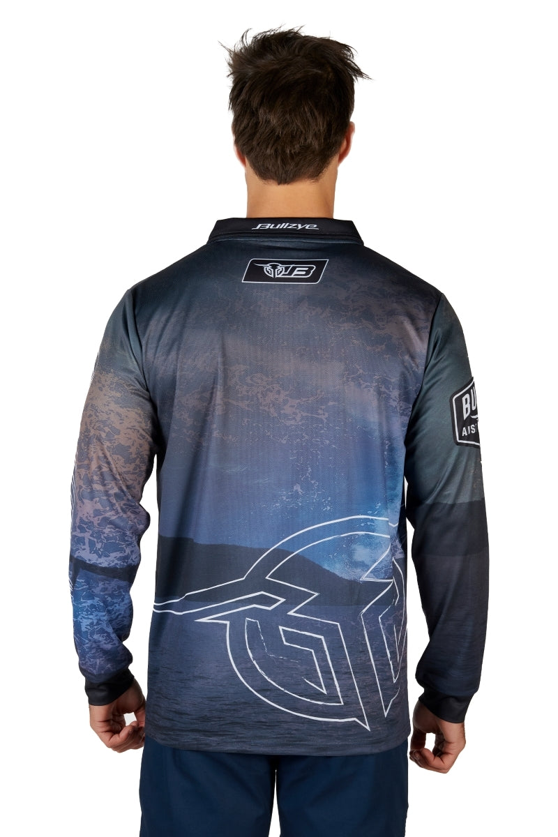 Bullzye Mens Luke L/S Fishing Tee (B4S1568393) Multi [SD]