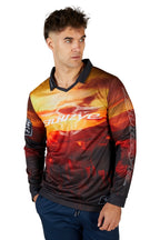 Bullzye Mens Cam L/S Fishing Tee (B4S1568394) Multi [SD]