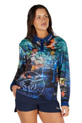 Bullzye Womens Waterfall L/S Fishing Tee (B5S2502469) Multi