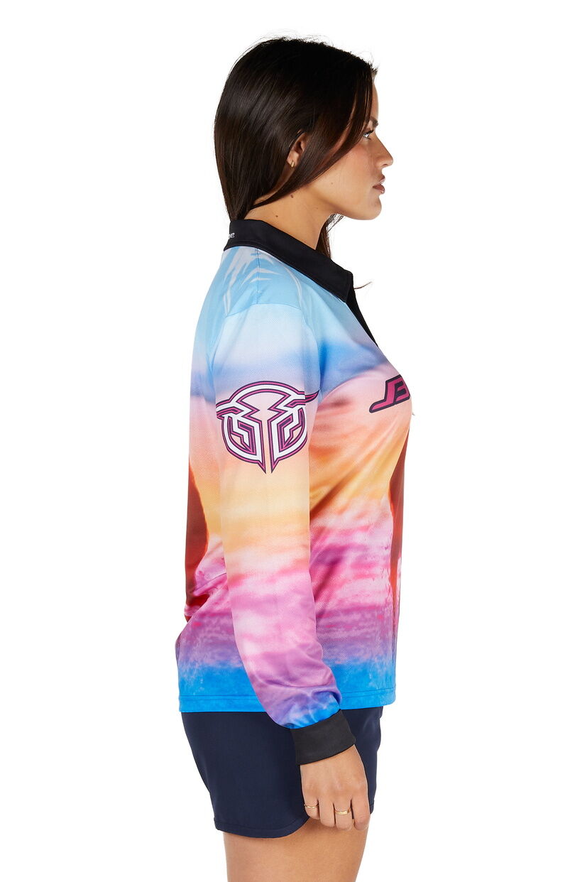 Bullzye Womens Gallop L/S Fishing Tee (B5S2501468) Multi