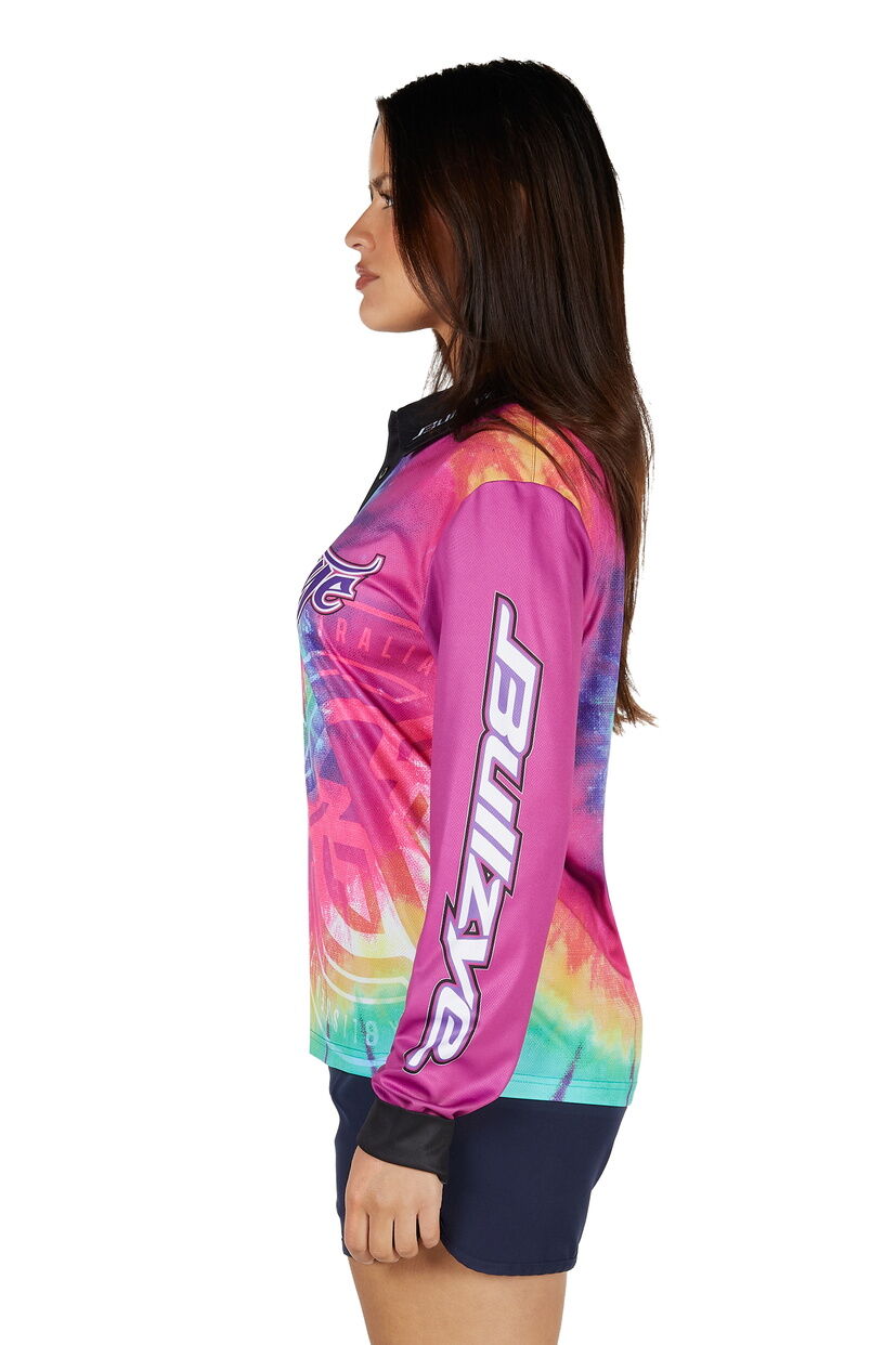 Bullzye Womens Narrative L/S Fishing Tee (B5S2501467) Multi
