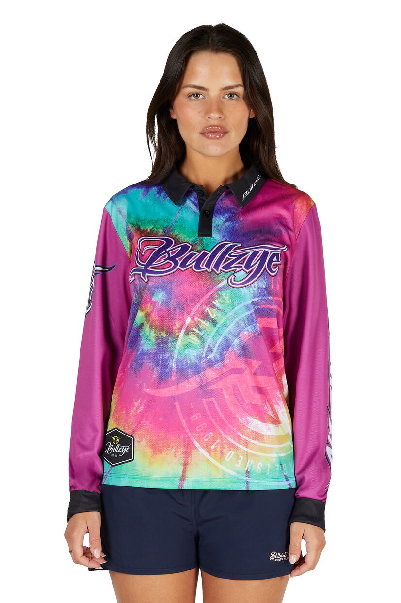 Bullzye Womens Narrative L/S Fishing Tee (B5S2501467) Multi
