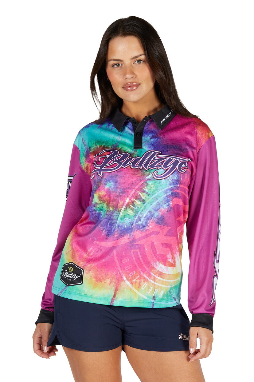Bullzye Womens Narrative L/S Fishing Tee (B5S2501467) Multi