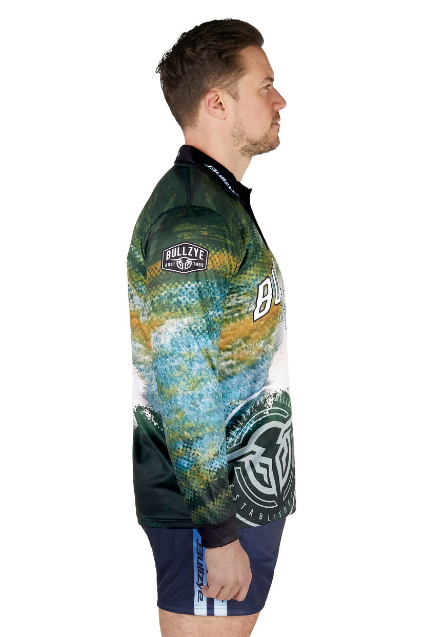 Bullzye Mens Rowdy L/S Fishing Tee (B5S1568494) Multi