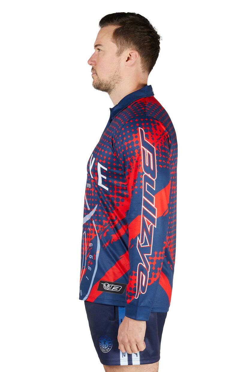 Bullzye Mens Bullzye L/S Fishing Tee (B5S1568495) Multi