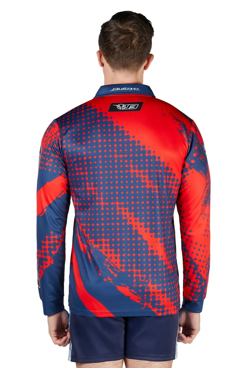 Bullzye Mens Bullzye L/S Fishing Tee (B5S1568495) Multi