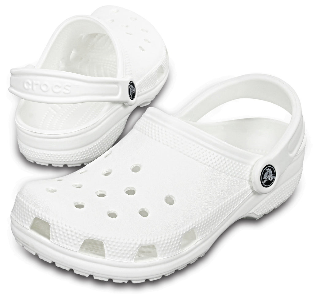 Crocs Unisex Classic Clogs (10001-100) White