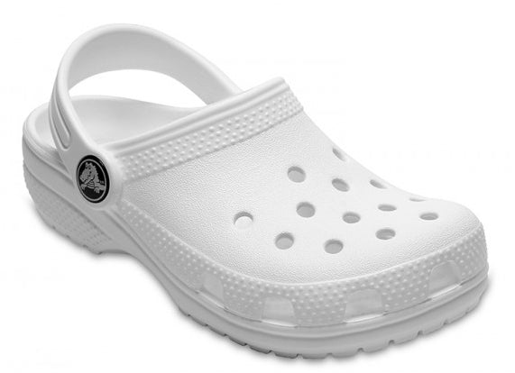 Crocs Childrens Classic Clogs (206991-100) White